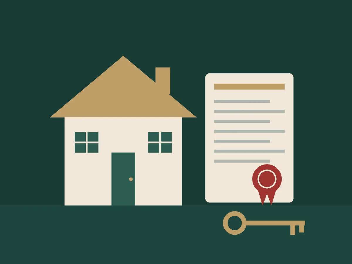 Property Lawyers In Pakistan Property lawyers in Pakistan: a house, its sealed title deed and the key, showing verified ownership