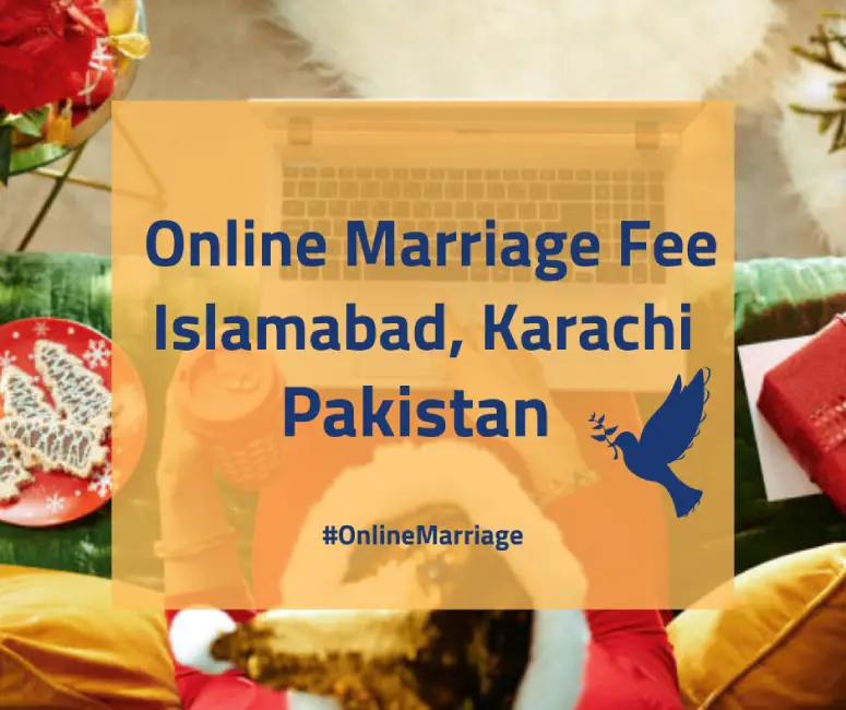Online Marriage fee in Pakistan