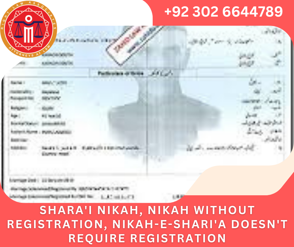 Shara'i Nikah, Nikah Certificates