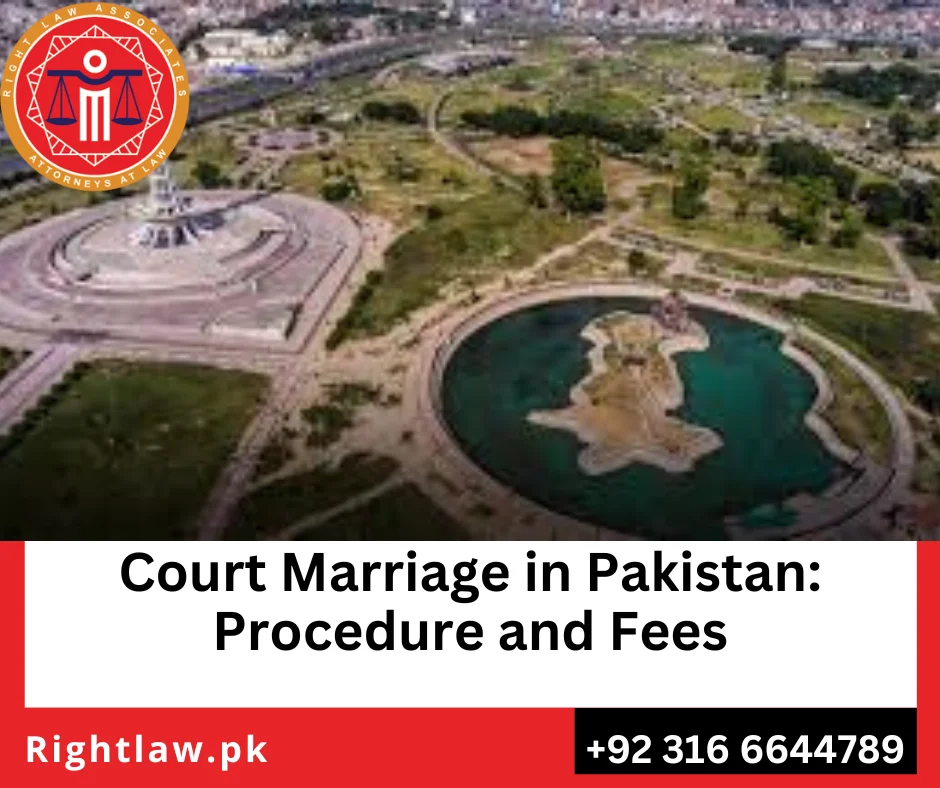 How to register a court marriage in Pakistan