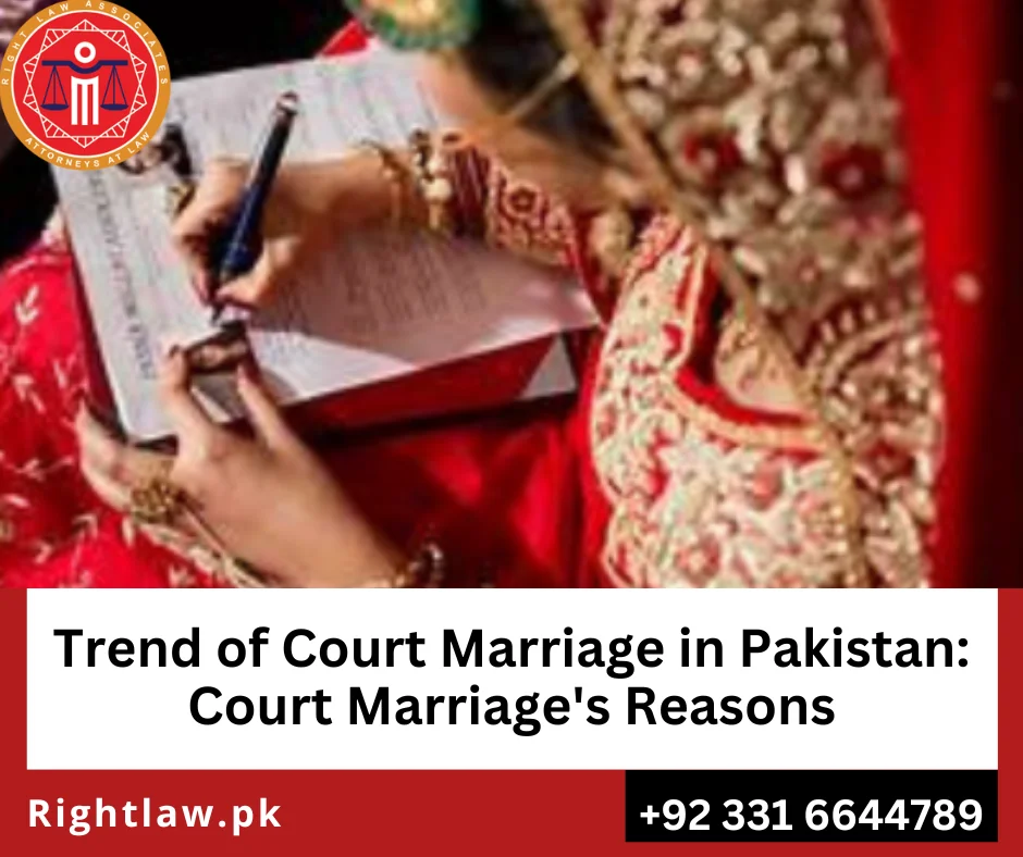 Court marriage law in Pakistan