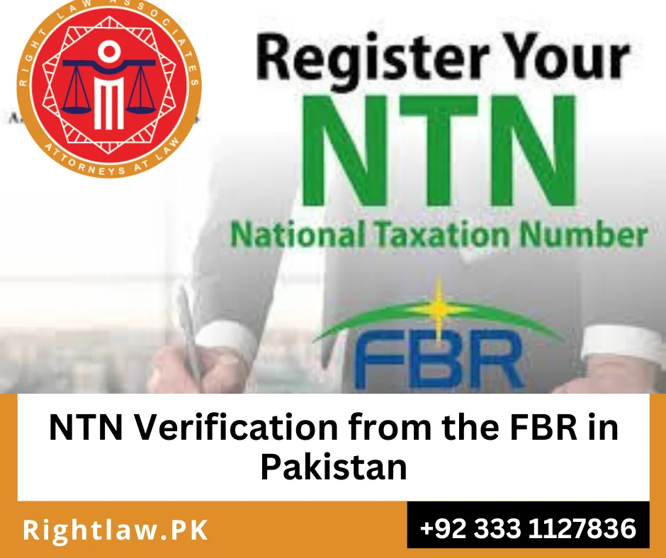NTN Verification from the FBR in Pakistan 7 NTN status check online Pakistan