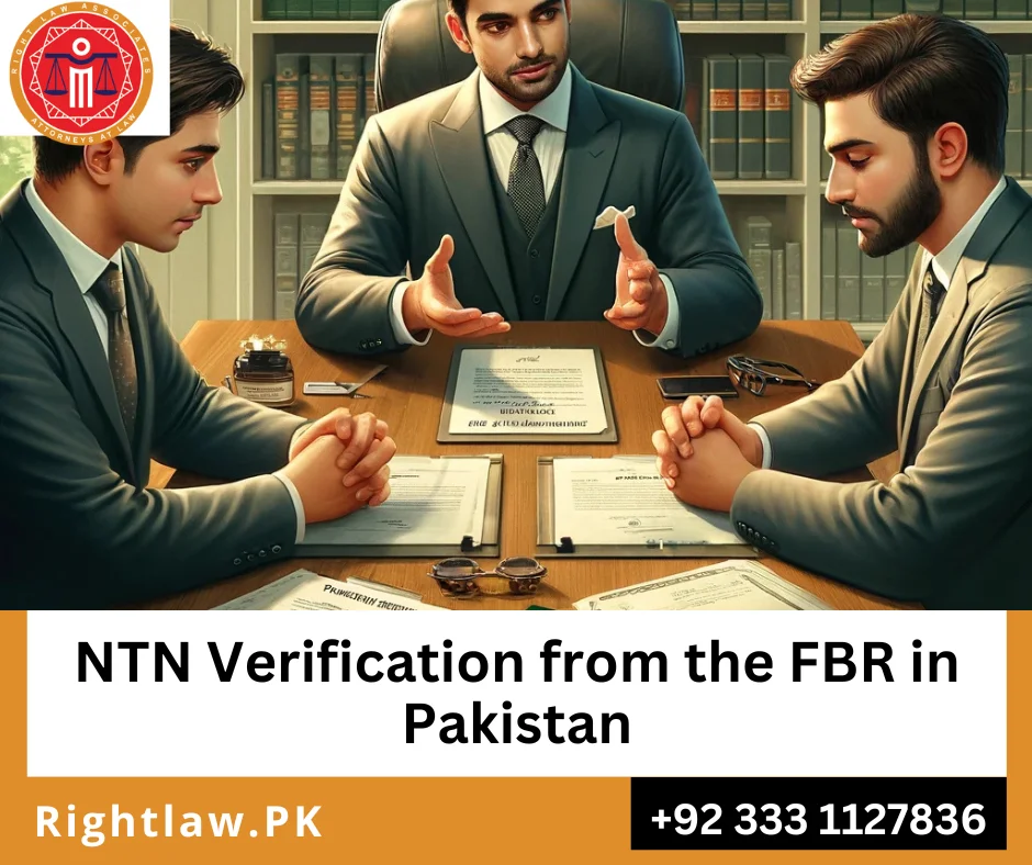 NTN Verification from the FBR in Pakistan 6 Verify NTN with FBR