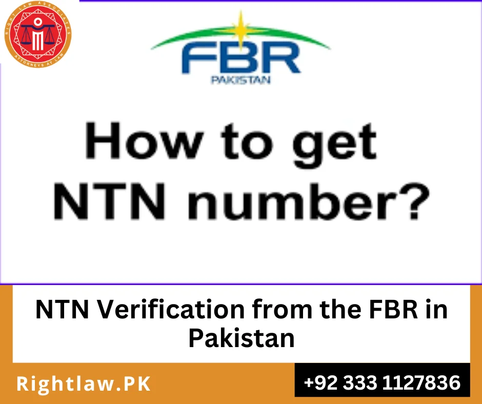 NTN Verification from the FBR in Pakistan 2 NTN Verification Pakistan