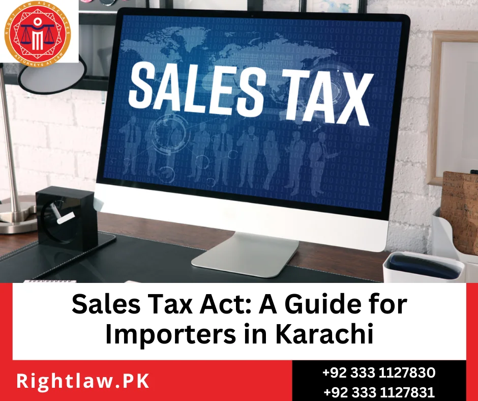 Sales Tax Act: A Guide for Importers in Karachi 2 Input tax adjustment process for importers in Pakistan