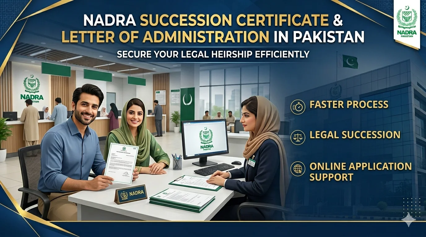NADRA Succession Certificate in Pakistan NADRA Succession Certificate in Pakistan